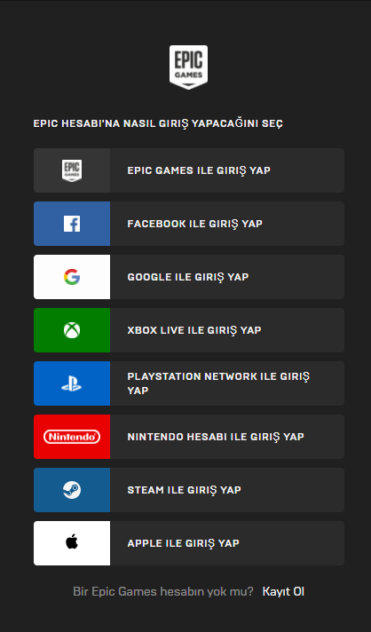 Epic Games Store Nasıl Kayıt Olunur?