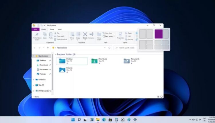 win 11 ekran bölünme