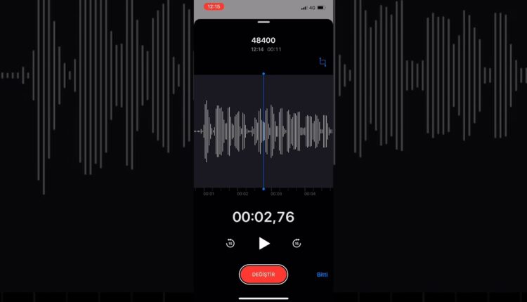 iPhone Silinen Sesli Notlar Nasıl Kurtarılır