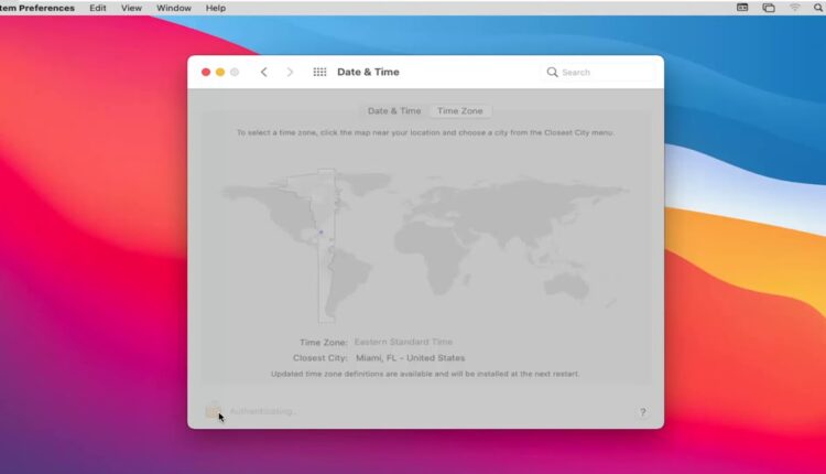 Mac'te Bölge ve Saat Dilimi Nasıl Değiştirilir