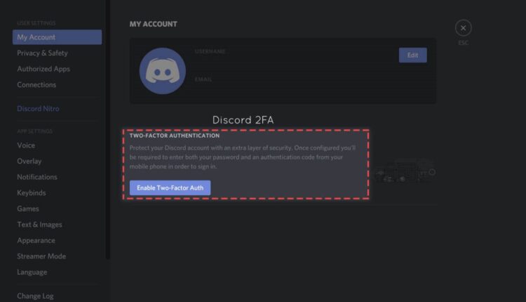 Discord'da İki Faktörlü Kimlik Doğrulama Nasıl Kurulur