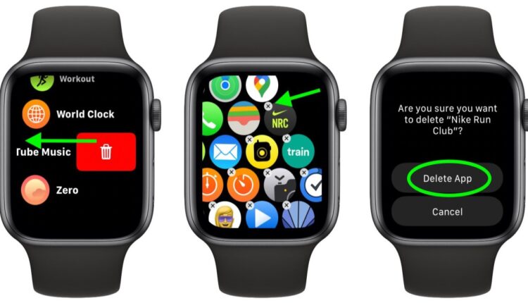 Apple Watch'tan Uygulamaları Kaldırma
