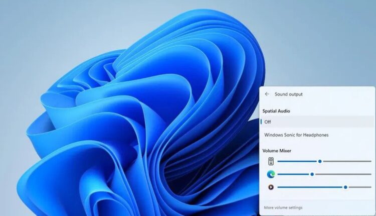 Windows 11 için yeni ses kontrol