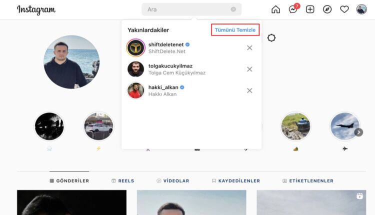 Instagram Arama Geçmişi Silme Nasıl Yapılır?