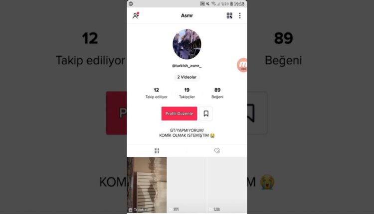 TikTok'ta Bir Hesap Nasıl Bildirilir?