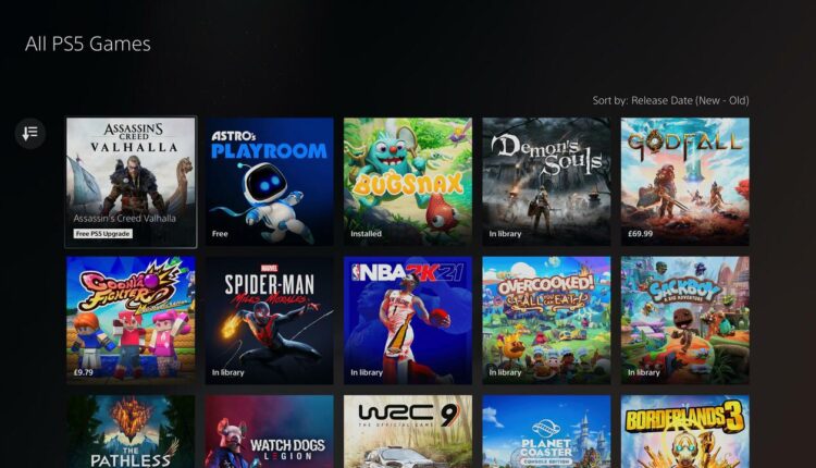 PS5'te Satın Alınan Tüm Oyunlar Nasıl Görüntülenir?