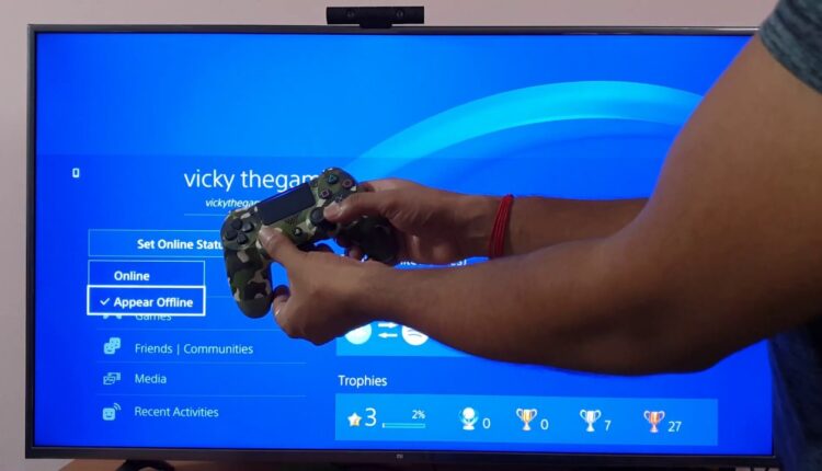 PS5'te Çevrimdışı Görünme