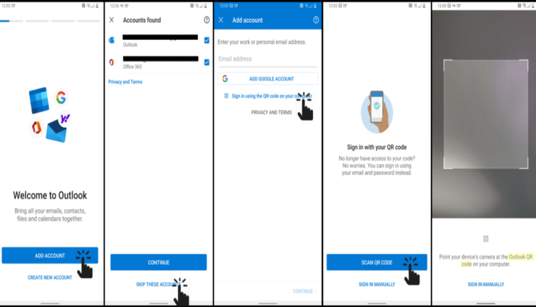 QR Kodu ile Outlook'ta Oturum Açma