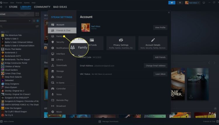 Steam'de Oyunlar Nasıl Paylaşılır?
