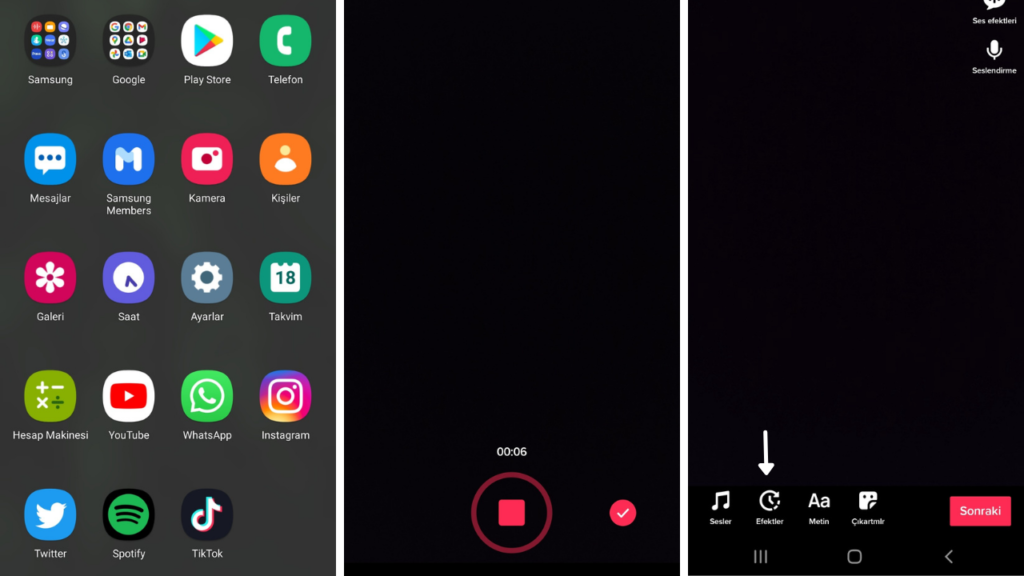 TikTok Ağır Çekim Video