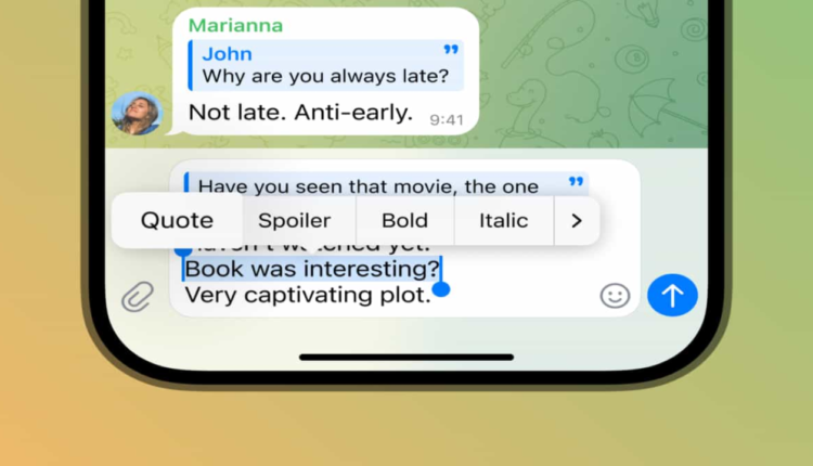 Telegramda Alıntı Nasıl Yapılır?
